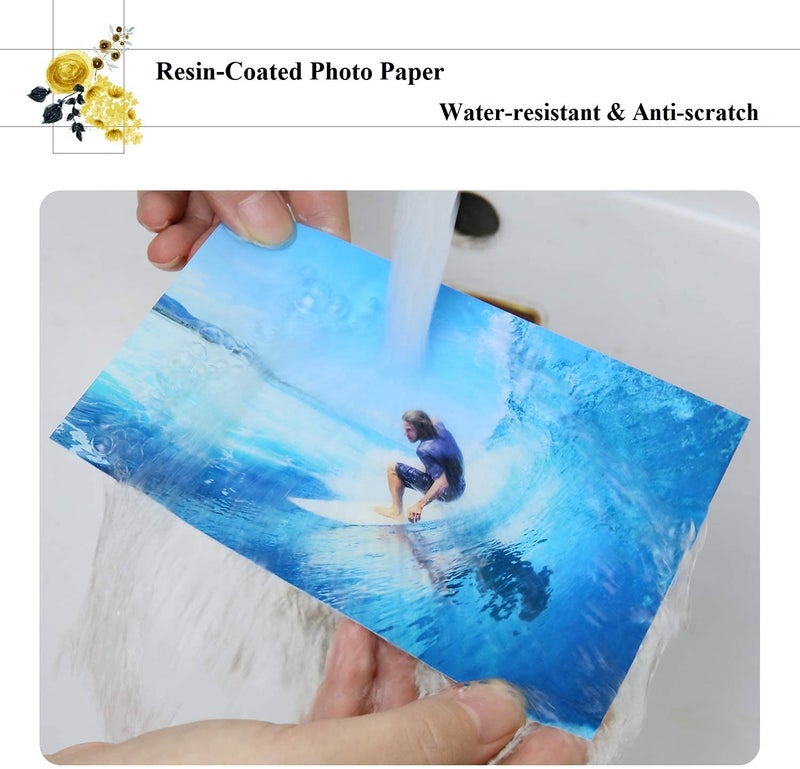 A-SUB Premium Photo Paper High Glossy 13x19 Inch 66lb for Inkjet Printers 50 Sheets, Single Sided - Image 5